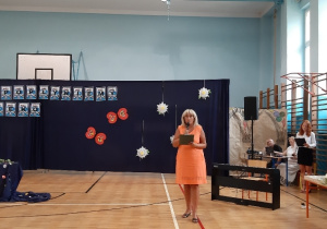Wystąpienie Pani dyrektor Moniki Siedmiogrodzkiej.