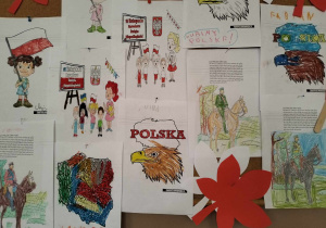 Dzień patriotyzmu w świetlicy szkolnej_praca świetliczaków.