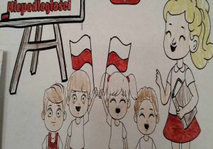 Dzień patriotyzmu w świetlicy szkolnej_praca świetliczaków.