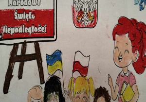 Dzień patriotyzmu w świetlicy szkolnej_praca świetliczaków.