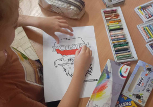 Dzień patriotyzmu w świetlicy szkolnej_praca świetliczaków.