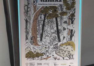 Plakat dotyczący sztuki teatralnej.