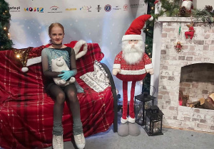 Maria Luksha_jedna z zawodniczek XVII Zawodów Mikołajkowych.