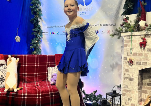 Karina Kvasnevska_jedna z zawodniczek XVII Zawodów Mikołajkowych.