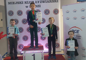 Oliwier Gąsior_jeden z zawodników XVII Zawodów Mikołajkowych.