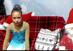 Amelia Lechocińska_jedna z zawodniczek XVII Zawodów Mikołajkowych.