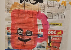 Gazetowe twórczości ucznia klasy 2b.
