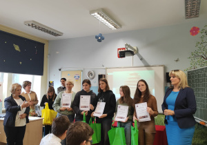 Finał Turnieju Zawodoznawczego_zwycięska drużyna.