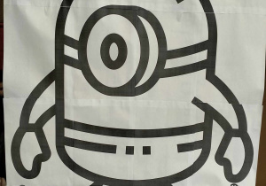 Minionkowe Drzwi Otwarte w świetlicy.