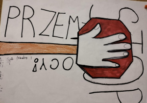 "Stop agresji! Stop przemocy!"_tematyczna praca świetliczaków.
