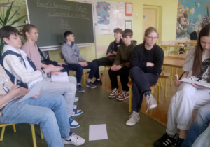 Lekcje poświęcona Zbrodni Katyńskiej.