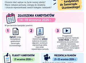 Wybory do Samorządu Uczniowskiego - czas START!