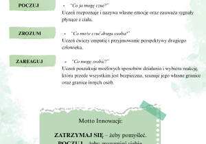 Innowacja "Zatrzymaj się!..."_główna idea innowacji w skrócie.