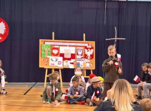 Obchody Święta Niepodległości w klasach I-III