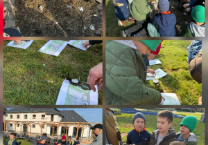Leśna Szkoła Survivalu_edukacja dla bezpieczeństwa w klasie 2a_zajęcia z mapą i kompasem.