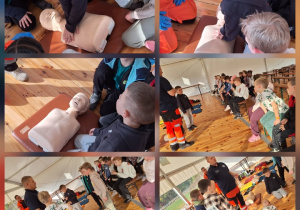 Leśna Szkoła Survivalu_edukacja dla bezpieczeństwa w klasie 2a_warsztaty z pierwszej pomocy.