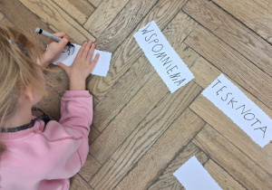 "Dziewczynka z parku" i temat straty_innowacyjnie w klasie 2a_Drzewo Straty.