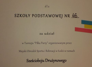 Turniej "Piłka Parzy"