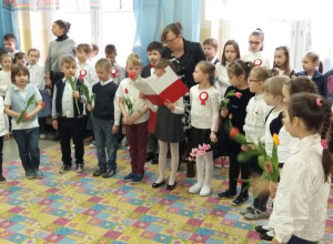 Obchody Świąt Majowych w klasach I-III