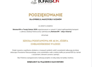 Podziękowania