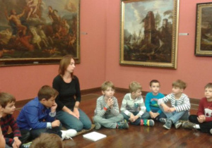 Zajęcia warsztatowe dla klasy IIA w Galerii Sztuki Dawnej
