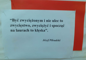 Fragment dekoracji okolicznościowej.