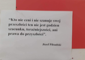 Fragment dekoracji okolicznościowej.