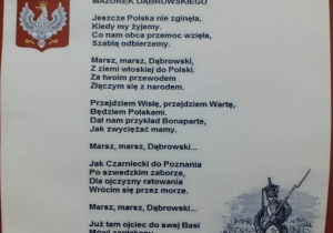 Fragment dekoracji okolicznościowej.