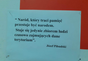 Fragment dekoracji okolicznościowej.