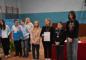 Międzyszkolny Turniej Zawodoznawczy "Poznajemy różne zawody". Wręczenie dyplomów.