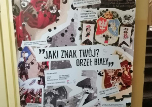 Element wystawy "Jaki znak Twój? Orzeł Biały".
