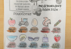 Karty pracy matematyczno-polonistyczne związane z tematyką Dnia Jeża.