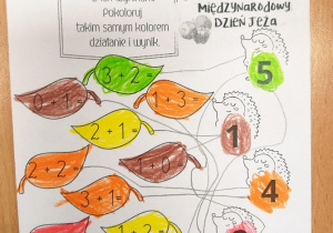 Karty pracy matematyczno-polonistyczne związane z tematyką Dnia Jeża.