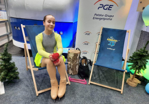 Juniorka Młodsza B, uczennica klasy 6a Izabela Stolarczyk.