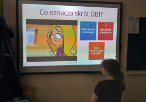 Zajęcia warsztatowe z p. Moniką Wachowicz z UŁ_ co oznacza skrót DBI.