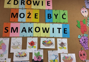 "Zdrowie może być smakowite"_gazetka tematyczna.