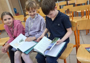 Emocje uczniów klasy 2a po zakupieniu wybranych pozycji książkowych autorki.