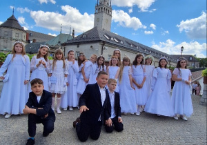 Pielgrzymka dzieci komunijnych na Jasną Górę.