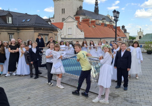 Pielgrzymka dzieci komunijnych na Jasną Górę.