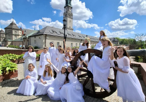 Pielgrzymka dzieci komunijnych na Jasną Górę.