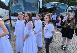 Pielgrzymka dzieci komunijnych na Jasną Górę.