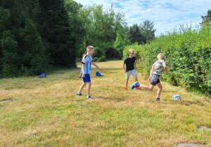 Piknik na łonie natury w klasach: 2a, 2b i 3b.