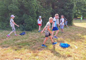 Piknik na łonie natury w klasach: 2a, 2b i 3b.