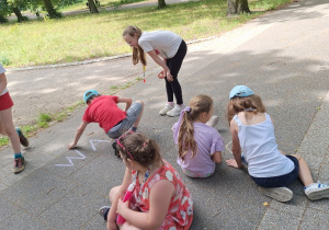 Piknik na łonie natury w klasach: 2a, 2b i 3b.