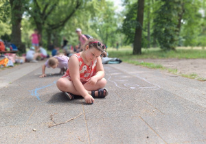 Piknik na łonie natury w klasach: 2a, 2b i 3b.