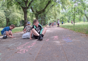 Piknik na łonie natury w klasach: 2a, 2b i 3b.