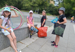 Piknik na łonie natury w klasach: 2a, 2b i 3b.