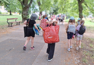 Piknik na łonie natury w klasach: 2a, 2b i 3b.