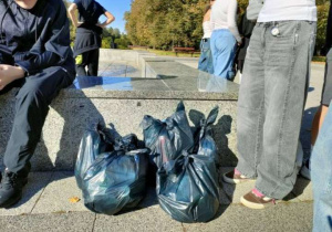 Akcja sprzątania świata wśród świetliczaków.