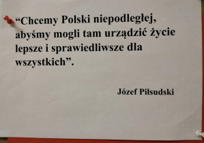 Obchody Dnia Niepodległości w świetlicy szkolnej.